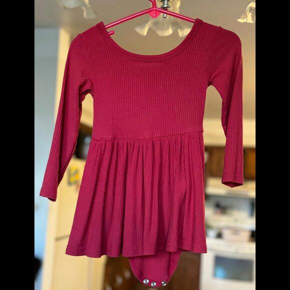 Little sleepies twirl dress, ribbed - Picture 2 of 2